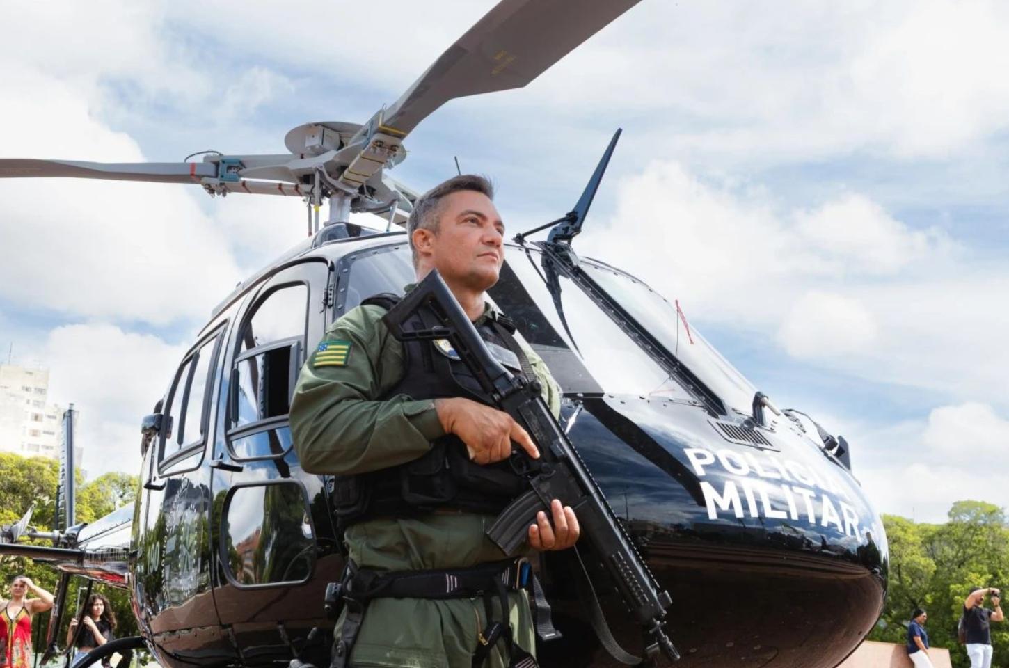 Base do Graer em Luziânia recebe helicóptero para operações no Entorno