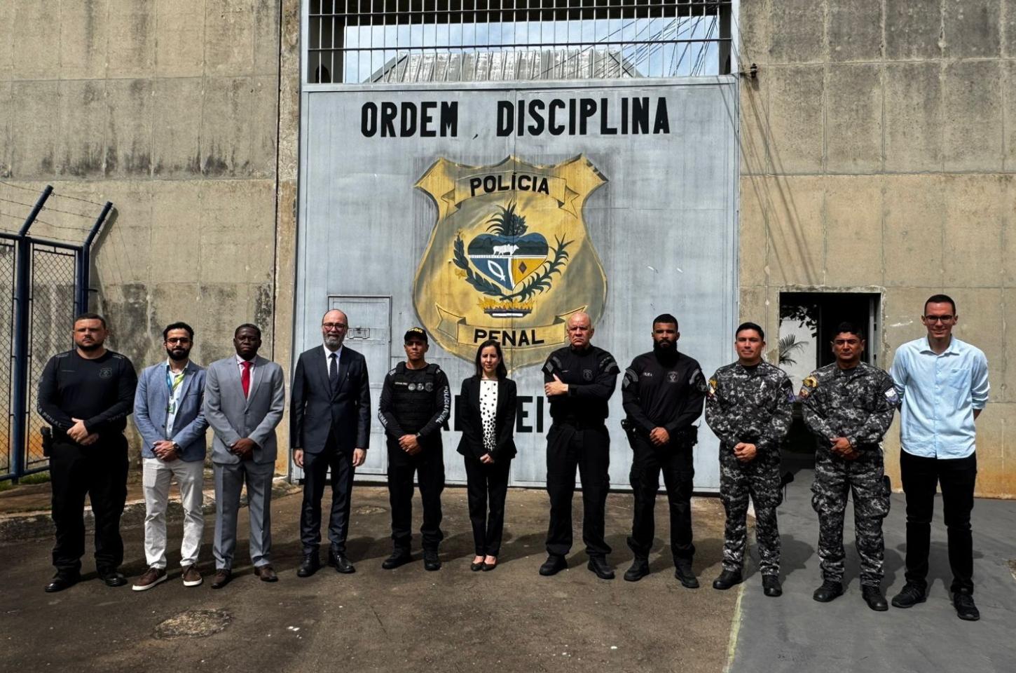 Centro Integrado e unidades prisionais de Goiás recebem observadores internacionais